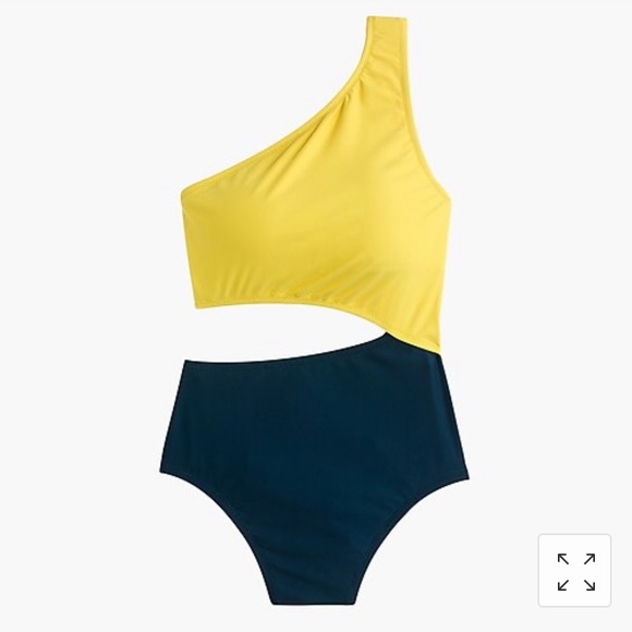 J. Crew Other - J. Crew Eco One-shoulder Cutout One-piece Swimsuit